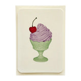 Birthday Card Lavender Chantilly Cream