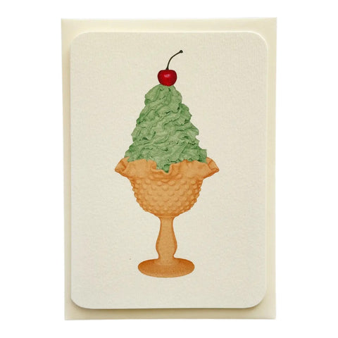 Birthday Card Mint Chantilly Cream
