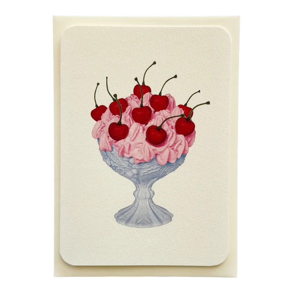 Birthday Card Strawberry Chantilly Cream