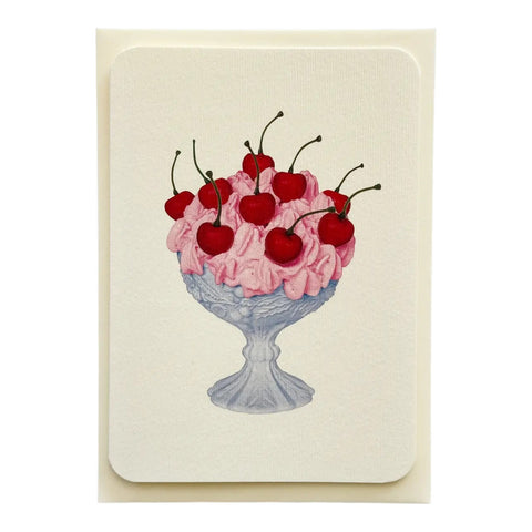 Birthday Card Strawberry Chantilly Cream