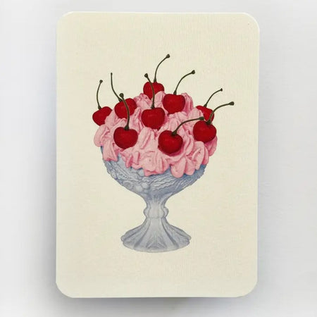Birthday Card Strawberry Chantilly Cream