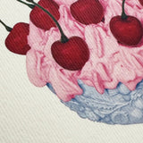 Birthday Card Strawberry Chantilly Cream