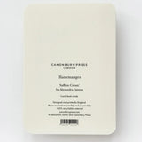 Birthday Card Saffron Cream Blancmange