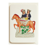 Greeting Card Going To The Market