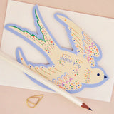 Die Cut Card Thank You Bird