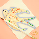 Die Cut Card Happy Birthday Bird