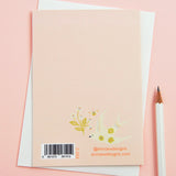 New Baby Card Floral