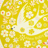 New Baby Card Floral