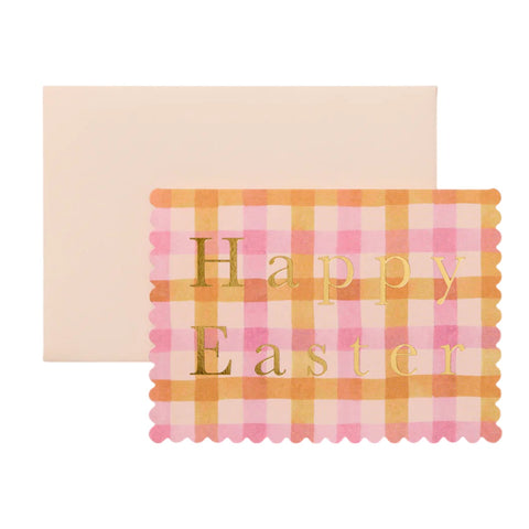 Easter Card Candy Gingham