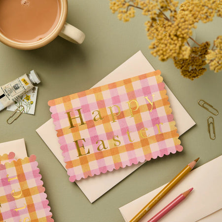 Easter Card Candy Gingham