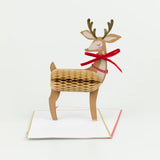 Stand Up Reindeer Christmas Card