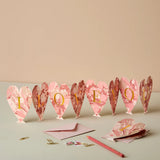 Concertina Card Hearts I Love You