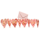 Concertina Card Hearts I Love You