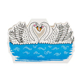 Card Two Swans