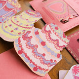 Concertina Card Birthday Cake