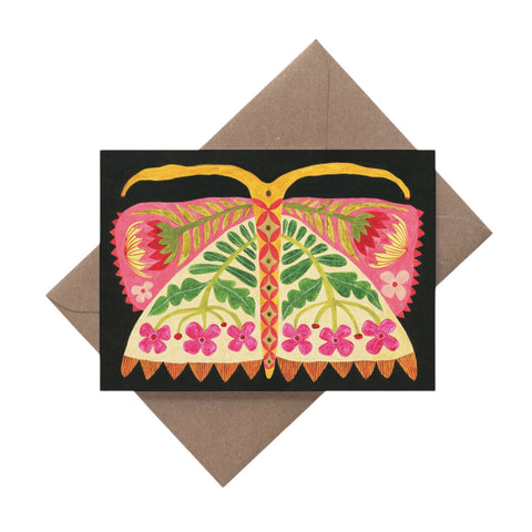 Greeting Card Folk Butterfly