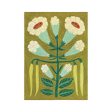 Greeting Card Whimsical Flowers