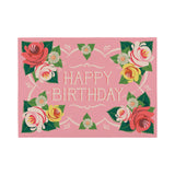 Birthday Card Roses And Castles