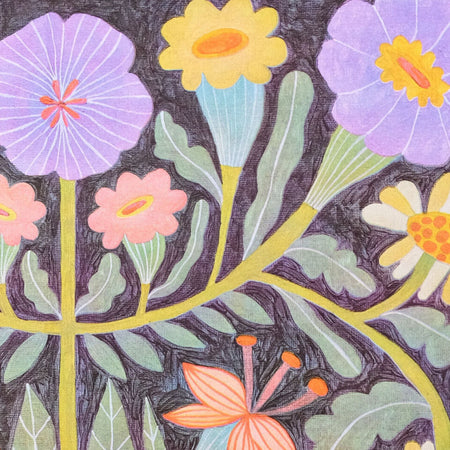 Folk Landscape A3 Print