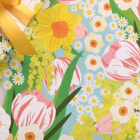 Gift Wrap Spring Bouquet