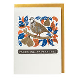 Christmas Card Partridge In A Pear Tree