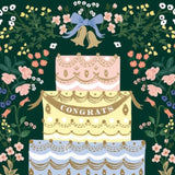 Wedding Card Congrats Cake