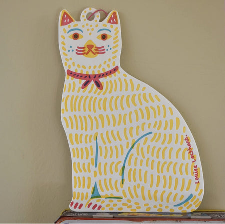 Cat Decoration Paper Letterpress Die Cut Cat