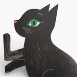 Card Die Cut Black Cat