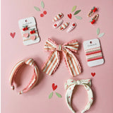 Hair Bands Set of 10 Very Cherry