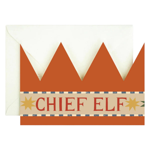 Christmas Card Chief Elf Hat
