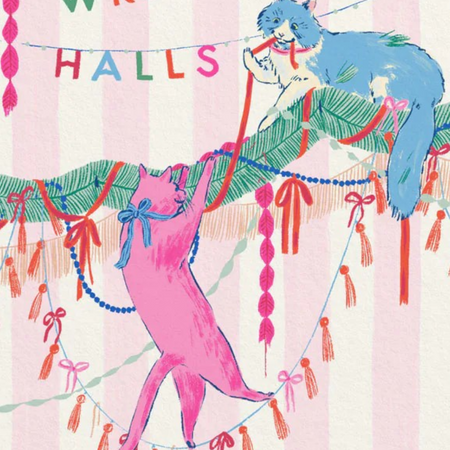 Christmas Card Cat Critters