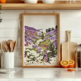 Print A4 Lavender Hills
