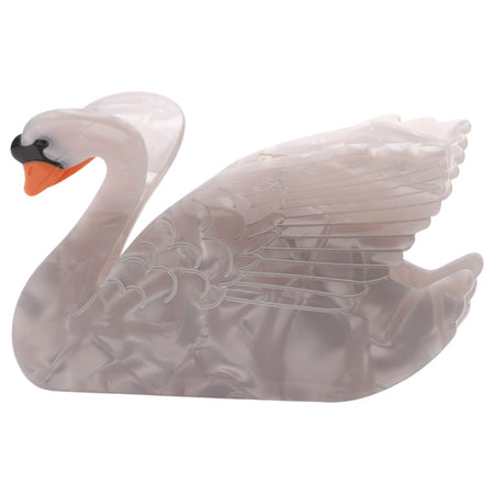 Claw Clip White Swan