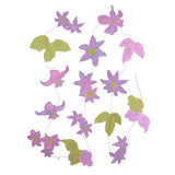 Garland Vertical Sewn Paper Clematis