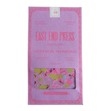 Packaging of East End Press vertical hanging garland with a floral clematis design.
