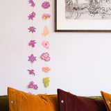 Garland Vertical Sewn Paper Clematis