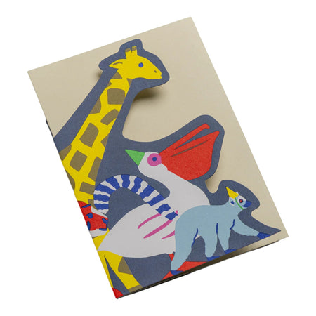 Concertina Card Animal Parade