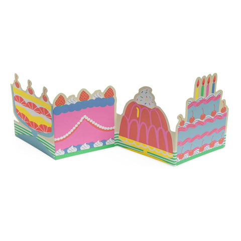 Concertina Card Cake And Jelly