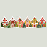 Christmas Card Concertina Christmas Houses