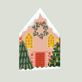 Christmas Card Concertina Christmas Houses