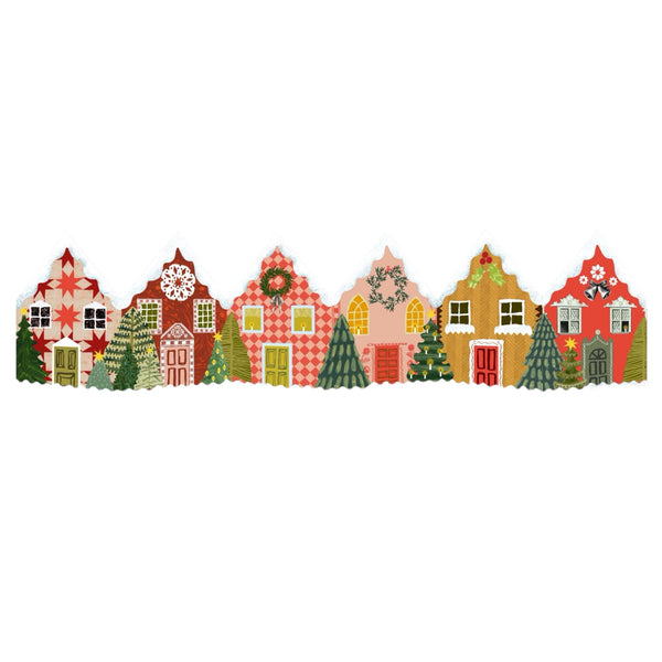 Christmas Card Concertina Christmas Houses