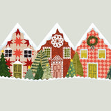 Christmas Card Concertina Christmas Houses