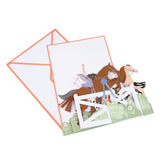 Concertina Card Horse