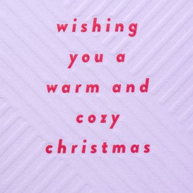 Christmas Card Cosy