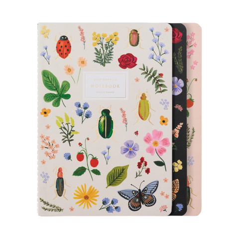 Curio Stitched Notebooks Set Of 3