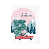 Christmas Card Driving Home For Christmas
