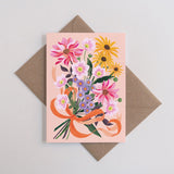 Birthday Card Autumn Bouquet