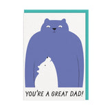 Fathers Day Card Bear