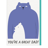 Fathers Day Card Bear