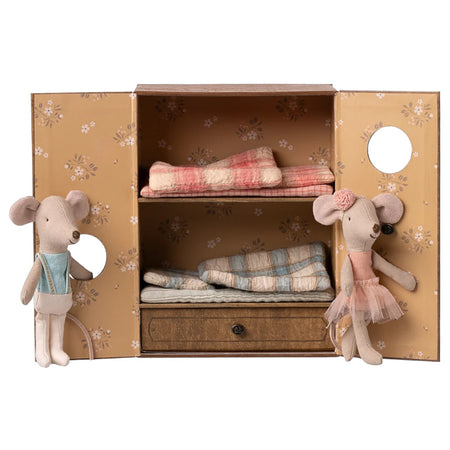 Ballet Mice in Dance Studio Little Brother and Sister